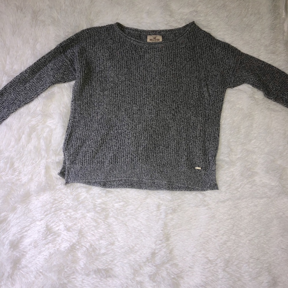 Hollister cotton popcorn stitch sweater.